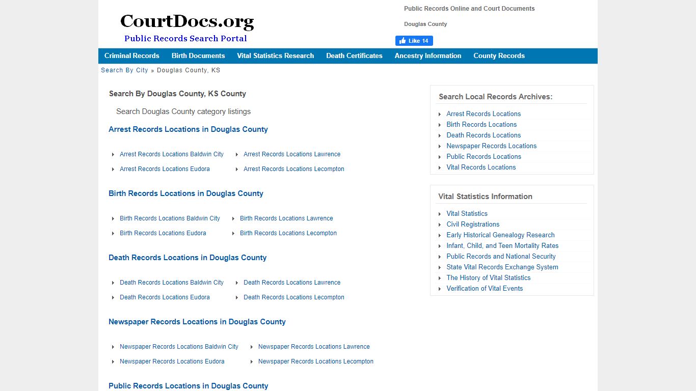 Public Records Online in Douglas County, KS - CourtDocs.org